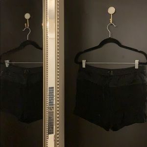 Vince Black Silk Shorts Size M